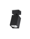 Ideal lux ® Аплик | DYNAMITE AP1 SQUARE NERO | GU10 max1 x 28W | IP20 - 371191 - Цена | LEDs4economy