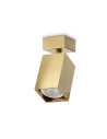 Ideal lux ® Аплик | DYNAMITE AP1 SQUARE OTTONE | GU10 max1 x 28W | IP20 - 371214 - Цена | LEDs4economy