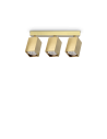 Ideal lux ® Спот | DYNAMITE PL3 LINEAR SQUARE OTTONE | GU10 max3 x 28W | IP20 - 371283 - Цена | LEDs4economy