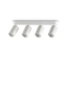 Ideal lux ® Спот | DYNAMITE PL4 LINEAR ROUND BIANCO | GU10 max4 x 28W | IP20 - 371337 - Цена | LEDs4economy