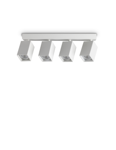 Ideal lux ® Спот | DYNAMITE PL4 LINEAR SQUARE BIANCO | GU10 max4 x 28W | IP20 - 367422 - Цена | LEDs4economy