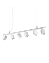 Ideal lux ® Полилей | DYNAMITE SP6 SQUARE BIANCO | GU10 max6 x 28W | IP20 - 367460 - Цена | LEDs4economy