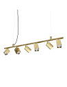 Ideal lux ® Полилей | DYNAMITE SP6 SQUARE OTTONE | GU10 max6 x 28W | IP20 - 371429 - Цена | LEDs4economy