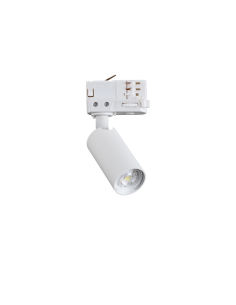 Ideal lux ® Прожектор за трипроводна шина | DYNAMITE TR 3-PHASE MINI ROUND BIANCO | GU10 max1 x 28W | IP20 - 371450 - Цена | LED