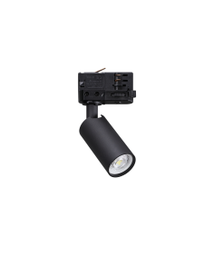 Ideal lux ® Прожектор за трипроводна шина | DYNAMITE TR 3-PHASE MINI ROUND NERO | GU10 max1 x 28W | IP20 - 371474 - Цена | LEDs4