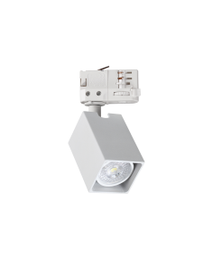 Ideal lux ® Прожектор за трипроводна шина | DYNAMITE TR 3-PHASE SQUARE BIANCO | GU10 max1 x 28W | IP20 - 371498 - Цена | LEDs4ec