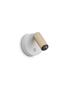 Ideal lux ® Аплик | ELF AP ORO+BIANCO | LED 3W | IP20 - 347493 - Цена | LEDs4economy