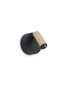 Ideal lux ® Аплик | ELF AP ORO+NERO | LED 3W | IP20 - 347486 - Цена | LEDs4economy