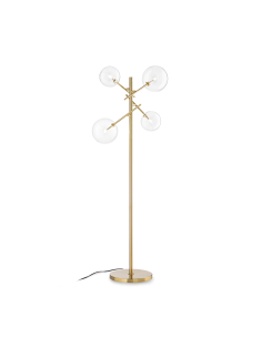 Ideal lux ® Лампион | EQUINOXE PT4 OTTONE | G4 max 4 x 2W | IP20 - 290966 - Цена | LEDs4economy