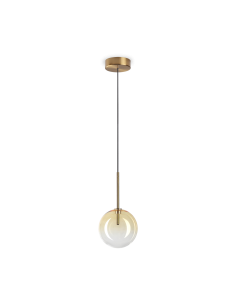 Ideal lux ® Пендел | EQUINOXE SP1 D15 AMBRA SFUMATO | G4 max 1 x 2W | IP20 - 345345 - Цена | LEDs4economy