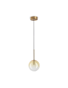 Ideal lux ® Пендел | EQUINOXE SP1 D15 AMBRA SFUMATO | G4 max 1 x 2W | IP20 - 345345 - Цена | LEDs4economy