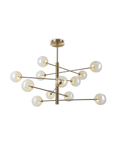 Ideal lux ® Полилей | EQUINOXE SP12 AMBRA SFUMATO | G4 max 12 x 2W | IP20 - 345383 - Цена | LEDs4economy