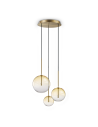 Ideal lux ® Полилей | EQUINOXE SP3 AMBRA SFUMATO | G4 max 3 x 2W | IP20 - 364827 - Цена | LEDs4economy