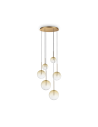 Ideal lux ® Полилей | EQUINOXE SP6 AMBRA SFUMATO | G4 max 6 x 2W | IP20 - 345406 - Цена | LEDs4economy