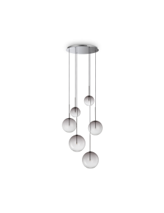 Ideal lux ® Полилей | EQUINOXE SP6 FUME' SFUMATO | G4 max 6 x 2W | IP20 - 345413 - Цена | LEDs4economy