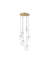 Ideal lux ® Полилей | EQUINOXE SP6 OTTONE | G4 max 6 x 2W | IP20 - 317243 - Цена | LEDs4economy