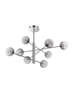 Ideal lux ® Полилей | EQUINOXE SP8 FUME' SFUMATO | G4 max 8 x 2W | IP20 - 345437 - Цена | LEDs4economy