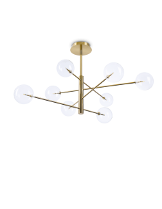 Ideal lux ® Полилей | EQUINOXE SP8 OTTONE | G4 max 8 x 2W | IP20 - 275215 - Цена | LEDs4economy