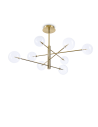 Ideal lux ® Полилей | EQUINOXE SP8 OTTONE | G4 max 8 x 2W | IP20 - 275215 - Цена | LEDs4economy