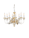 Ideal lux ® Полилей | FIRENZE SP8 BIANCO | E14 max 8 x 40W | IP20 - 012872 - Цена | LEDs4economy