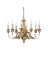 Ideal lux ® Полилей | FIRENZE SP8 ORO | E14 max 8 x 40W | IP20 - 020839 - Цена | LEDs4economy