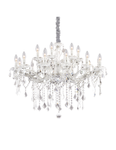 Ideal lux ® Полилей | FLORIAN SP18 CROMO | E14 max 18 x 40W | IP20 - 075150 - Цена | LEDs4economy