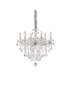 Ideal lux ® Полилей | FLORIAN SP6 CROMO | E14 max 6 x 40W | IP20 - 035628 - Цена | LEDs4economy