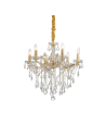 Ideal lux ® Полилей | FLORIAN SP6 ORO | E14 max 6 x 40W | IP20 - 035635 - Цена | LEDs4economy