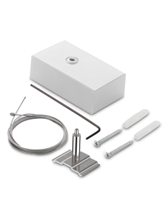 Ideal lux ® Аксесоар | FLUO ROSONE CON KIT SOSPENSIONE 2 MT BIANCO | - 277929 - Цена | LEDs4economy