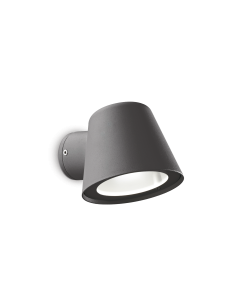 Ideal lux ® Аплик | GAS AP1 ANTRACITE | GU10 max 1 x 28W | IP43 - 091525 - Цена | LEDs4economy