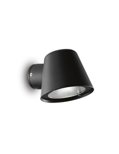 Ideal lux ® Аплик | GAS AP1 NERO | GU10 max 1 x 28W | IP43 - 020228 - Цена | LEDs4economy