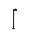 Ideal lux ® Градински стълб | GAS PT1 NERO | GU10 max 1 x 35W | IP43 - 322421 - Цена | LEDs4economy