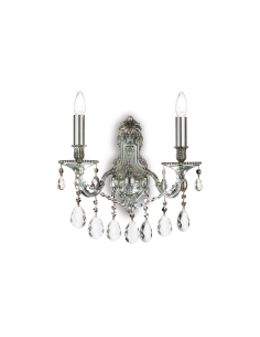 Ideal lux ® Аплик | GIOCONDA AP2 ARGENTO | E14 max 2 x 40W | IP20 - 044910 - Цена | LEDs4economy