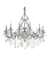 Ideal lux ® Полилей | GIOCONDA SP12 ARGENTO | E14 max 12 x 40W | IP20 - 164953 - Цена | LEDs4economy