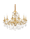 Ideal lux ® Полилей | GIOCONDA SP12 ORO | E14 max 12 x 40W | IP20 - 164960 - Цена | LEDs4economy