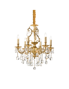 Ideal lux ® Полилей | GIOCONDA SP6 ORO | E14 max 6 x 40W | IP20 - 060507 - Цена | LEDs4economy