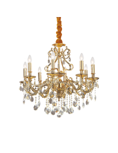 Ideal lux ® Полилей | GIOCONDA SP8 ORO | E14 max 8 x 40W | IP20 - 060514 - Цена | LEDs4economy