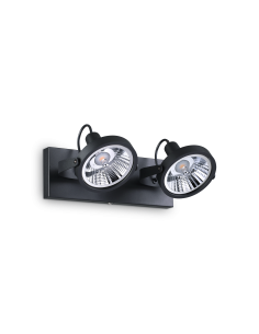 Ideal lux ® Спот | GLIM PL2 NERO | GU10 max 2 x 50W | IP20 - 200248 - Цена | LEDs4economy