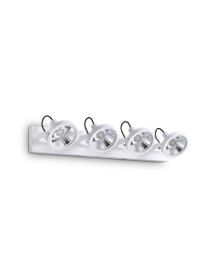 Ideal lux ® Спот | GLIM PL4 BIANCO | GU10 max 4 x 50W | IP20 - 200217 - Цена | LEDs4economy