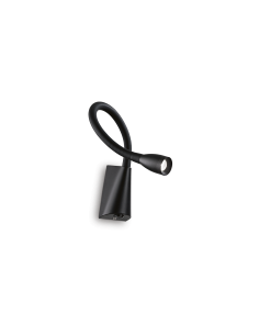 Ideal lux ® Аплик | GOOSE AP NERO | LED 3W | IP20 - 142692 - Цена | LEDs4economy