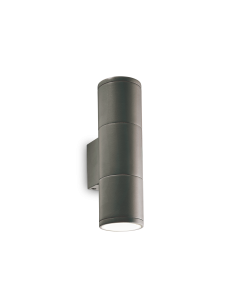 Ideal lux ® Аплик | GUN AP2 SMALL ANTRACITE | GU10 max 2 x 35W | IP44 - 236841 - Цена | LEDs4economy