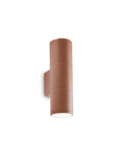 Ideal lux ® Аплик | GUN AP2 SMALL COFFEE | GU10 max 2 x 35W | IP44 - 163635 - Цена | LEDs4economy