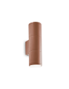 Ideal lux ® Аплик | GUN AP2 SMALL COFFEE | GU10 max 2 x 35W | IP44 - 163635 - Цена | LEDs4economy