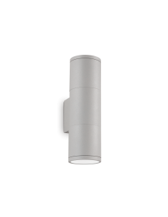 Ideal lux ® Аплик | GUN AP2 SMALL GRIGIO | GU10 max 2 x 35W | IP44 - 163628 - Цена | LEDs4economy