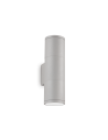 Ideal lux ® Аплик | GUN AP2 SMALL GRIGIO | GU10 max 2 x 35W | IP44 - 163628 - Цена | LEDs4economy