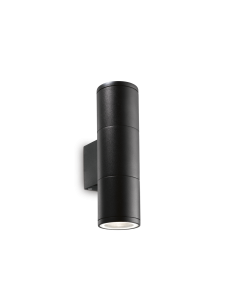 Ideal lux ® Аплик | GUN AP2 SMALL NERO | GU10 max 2 x 35W | IP44 - 100395 - Цена | LEDs4economy