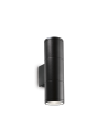 Ideal lux ® Аплик | GUN AP2 SMALL NERO | GU10 max 2 x 35W | IP44 - 100395 - Цена | LEDs4economy