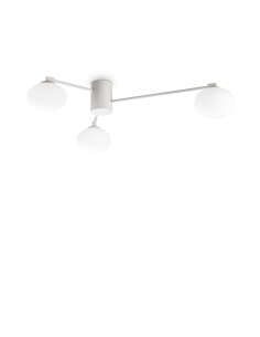 Ideal lux ® Плафон | HERMES PL3 D90 BIANCO | G9 max 3 x 28W | IP20 - 322674 - Цена | LEDs4economy