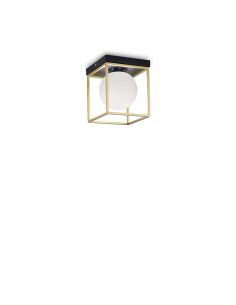 Ideal lux ® Плафон | LINGOTTO PL1 OTTONE | E14 max 1 x 28W | IP20 - 198132 - Цена | LEDs4economy