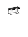 Ideal lux ® Плафон | LINGOTTO PL2 NERO | E14 max 2 x 28W | IP20 - 304137 - Цена | LEDs4economy